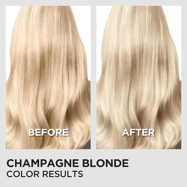 L'Oreal Paris Feria Long-Lasting Anti Brass Power Hair Toner, Ammonia Free Demi Permanent Hair Color, Pearl Blonde Hair Toner, 1 Application