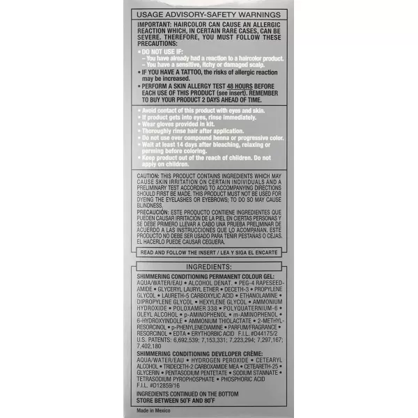L'Oreal Paris Feria Multi-Faceted Shimmering Permanent Hair Color, B61 Downtown Brown, Hair Dye Kit, Pack of 2
