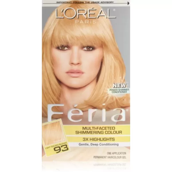 L'Oreal Paris Feria Multi-Faceted Shimmering Permanent Hair Color, B61 Downtown Brown, Hair Dye Kit, Pack of 2