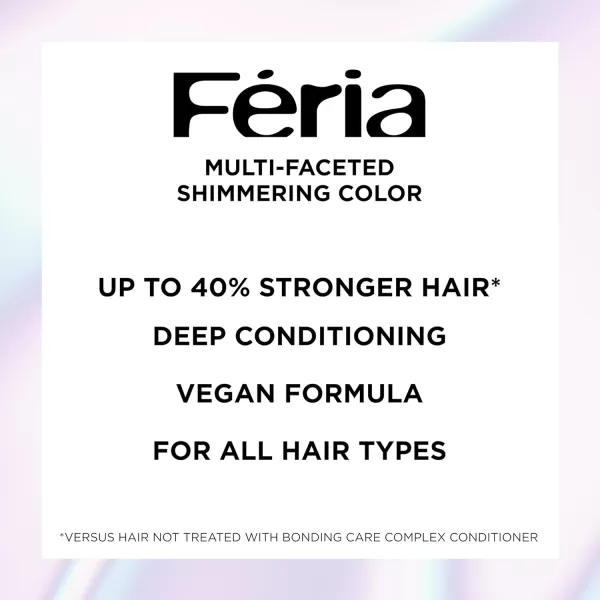L'Oreal Paris Feria Multi-Faceted Shimmering Permanent Hair Color, Very Platinum, Pack of 1, Hair Dye