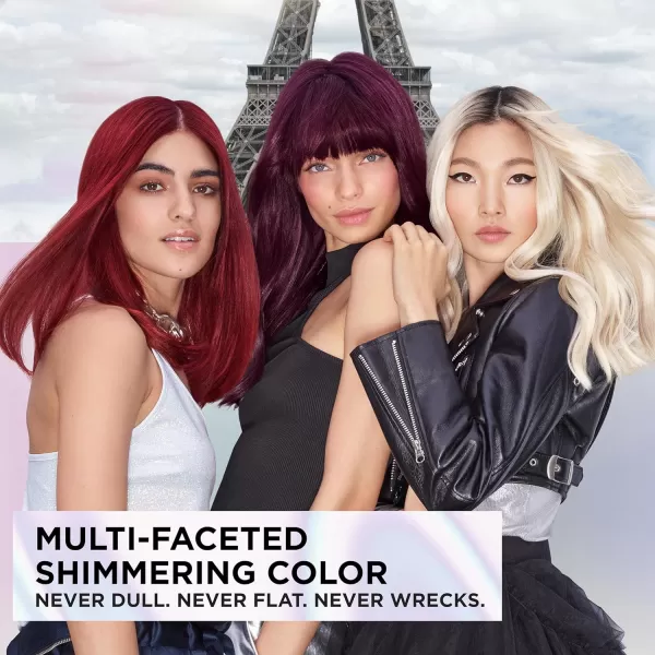 L'Oreal Paris Feria Multi-Faceted Shimmering Permanent Hair Color, Very Platinum, Pack of 1, Hair Dye