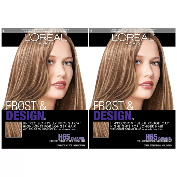 L'Oreal Paris Frost and Design Cap Hair Highlights For Long Hair, H85 Champagne, 1 kit