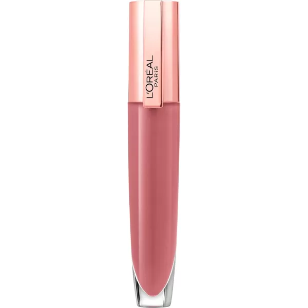 L'Oreal Paris Glow Paradise Hydrating Tinted Lip Balm-in-Gloss with Pomegranate Extract &amp; Hyaluronic Acid, Ultra-Gentle, Non-Sticky Formula, Feathery Fleur, 0.23 Fl Oz