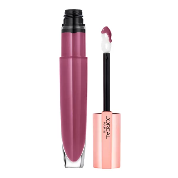L'Oreal Paris Glow Paradise Hydrating Tinted Lip Balm-in-Gloss with Pomegranate Extract &amp; Hyaluronic Acid, Ultra-Gentle, Non-Sticky Formula, Feathery Fleur, 0.23 Fl Oz