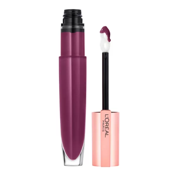 L'Oreal Paris Glow Paradise Hydrating Tinted Lip Balm-in-Gloss with Pomegranate Extract &amp; Hyaluronic Acid, Ultra-Gentle, Non-Sticky Formula, Feathery Fleur, 0.23 Fl Oz