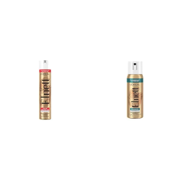 L'Oreal Paris Hair Care Elnett Satin Extra Strong Hold Hairspray, Unscented, 11 Ounce )