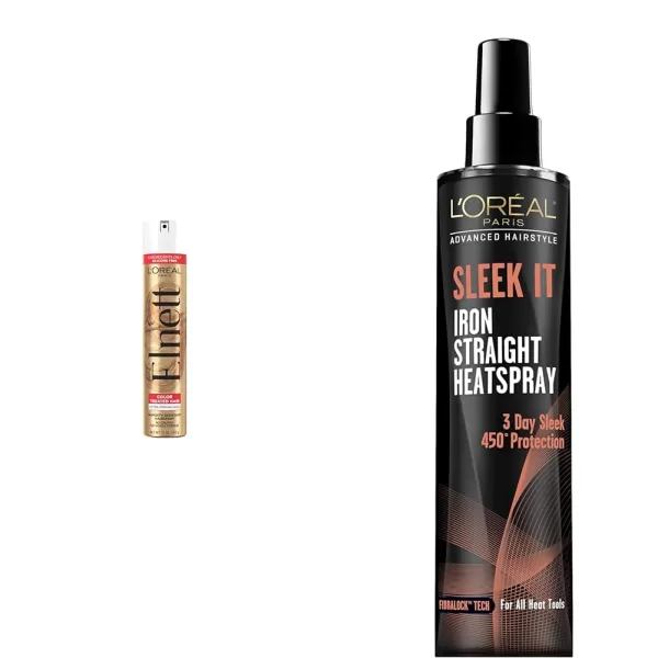 L'Oreal Paris Hair Care Elnett Satin Extra Strong Hold Hairspray, Unscented, 11 Ounce )