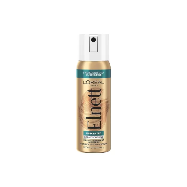 L'Oreal Paris Hair Care Elnett Satin Extra Strong Hold Hairspray, Unscented, 11 Ounce )