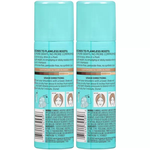 L'Oreal Paris Hair Color Root Cover Up Hair Dye Red 2 Ounce  