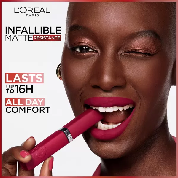 L'Oreal Paris Infallible Matte Resistance Liquid Lipstick, up to 16 Hour Wear, Road Tripping 240, 0.17 Fl Oz
