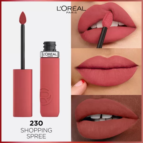 L'Oreal Paris Infallible Matte Resistance Liquid Lipstick, up to 16 Hour Wear, Road Tripping 240, 0.17 Fl Oz