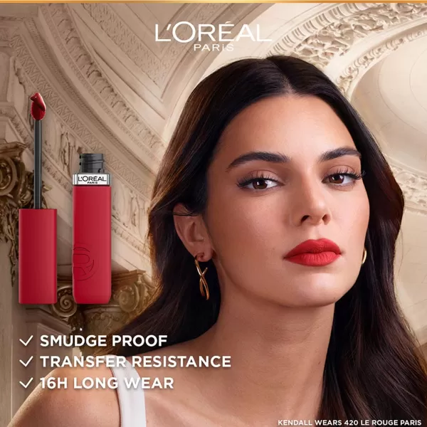 L'Oreal Paris Infallible Matte Resistance Liquid Lipstick, up to 16 Hour Wear, Road Tripping 240, 0.17 Fl Oz