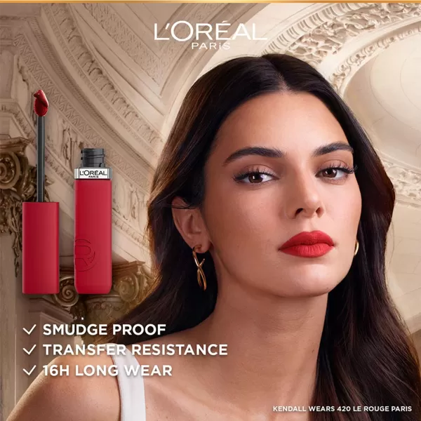 L'Oreal Paris Infallible Matte Resistance Liquid Lipstick, up to 16 Hour Wear, Road Tripping 240, 0.17 Fl Oz