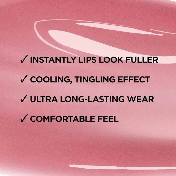 L'Oreal Paris Infallible Pro Gloss Plump Lip Gloss with Hyaluronic Acid, Long Lasting Plumping Shine, Lips Look Instantly Fuller and More Plump, Blossom, 0.21 fl. oz.