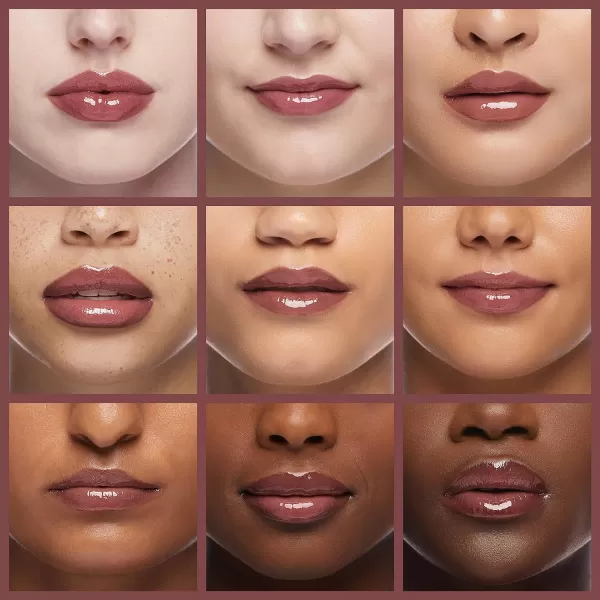 L'Oreal Paris Infallible Pro Gloss Plump Lip Gloss with Hyaluronic Acid, Long Lasting Plumping Shine, Lips Look Instantly Fuller and More Plump, Mauve Glow , 0.21 fl. oz.