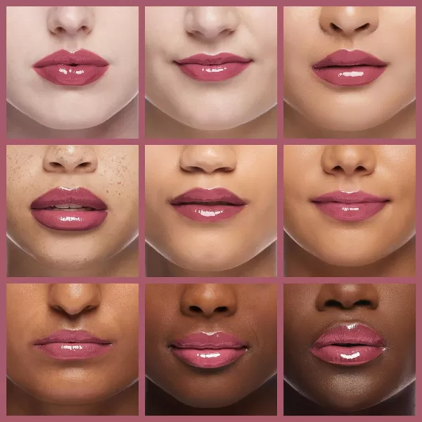 L'Oreal Paris Infallible Pro Gloss Plump Lip Gloss with Hyaluronic Acid, Long Lasting Plumping Shine, Lips Look Instantly Fuller and More Plump, Mauve Glow , 0.21 fl. oz.