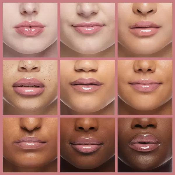 L'Oreal Paris Infallible Pro Gloss Plump Lip Gloss with Hyaluronic Acid, Long Lasting Plumping Shine, Lips Look Instantly Fuller and More Plump, Mauve Glow , 0.21 fl. oz.