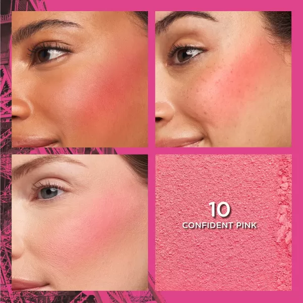 L'Oreal Paris Infallible Up to 24H Fresh Wear Soft Matte Blush, Blendable, Long-Lasting and Waterproof Cheek Make Up, Fearless Coral 05, 0.31 Oz