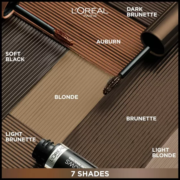 L'Oreal Paris Infallible Volumizing 24H Wear Brow Mascara, Long Lasting Eyebrow Makeup for 2X Fuller Eyebrows, 8.0 Light Blonde, 0.13 Fl Oz