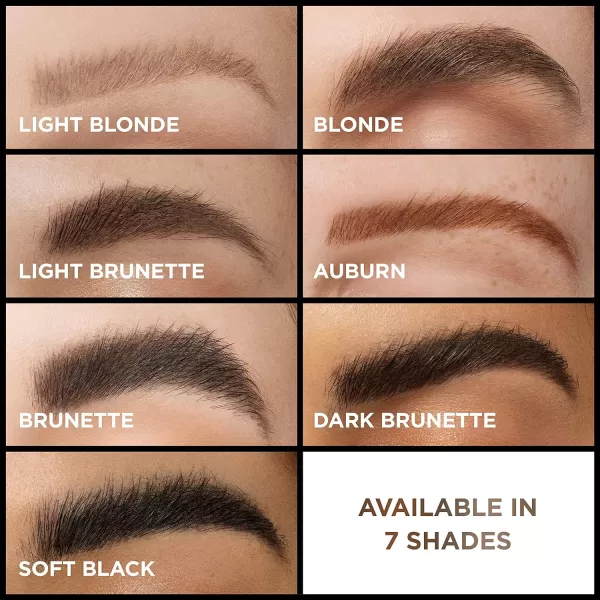 L'Oreal Paris Infallible Volumizing 24H Wear Brow Mascara, Long Lasting Eyebrow Makeup for 2X Fuller Eyebrows, 8.0 Light Blonde, 0.13 Fl Oz