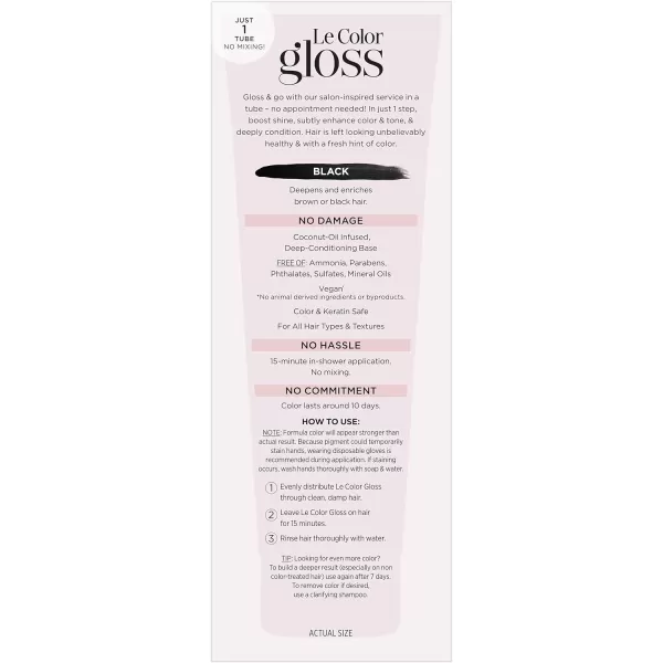 L'Oreal Paris Le Color One Step Hair Toning Gloss, Cool Blonde, 4 Ounce