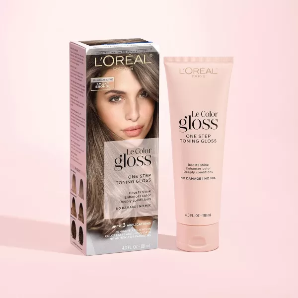 L'Oreal Paris Le Color One Step Hair Toning Gloss, Cool Blonde, 4 Ounce