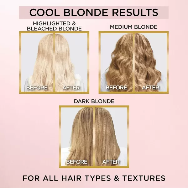 L'Oreal Paris Le Color One Step Hair Toning Gloss, Cool Blonde, 4 Ounce