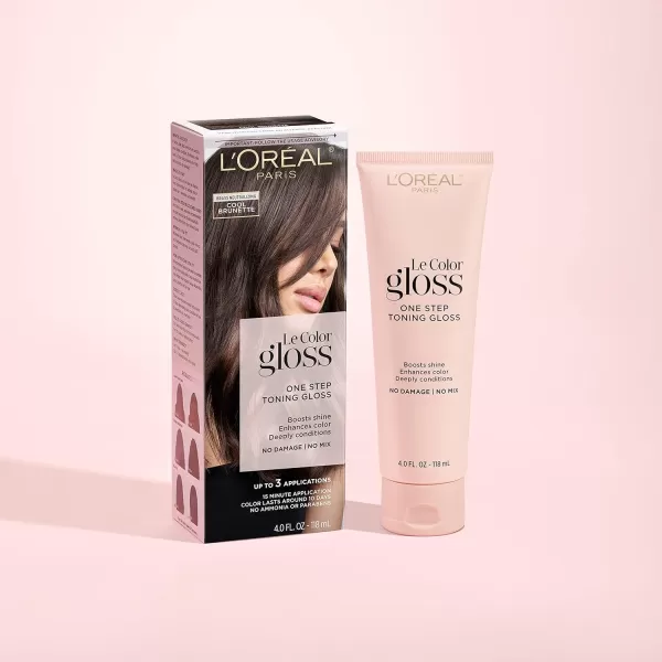 L'Oreal Paris Le Color One Step Toning Hair Gloss, Copper, 4 Ounce