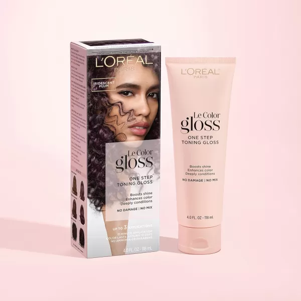 L'Oreal Paris Le Color One Step Toning Hair Gloss, Copper, 4 Ounce