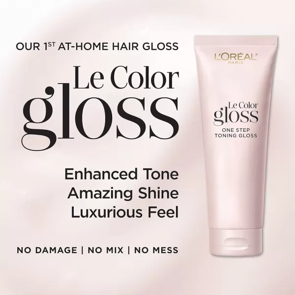 L'Oreal Paris Le Color One Step Toning Hair Gloss, Copper, 4 Ounce