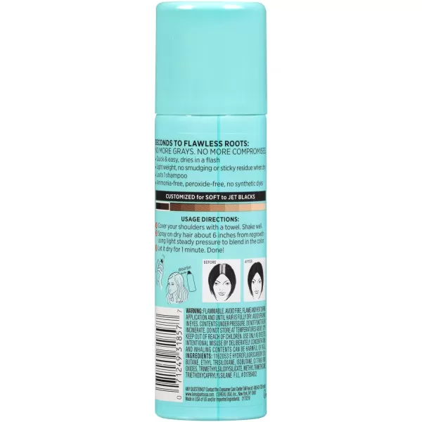 L'Oreal Paris Magic Root Cover Up Gray Concealer Spray Light Brown 2 oz.