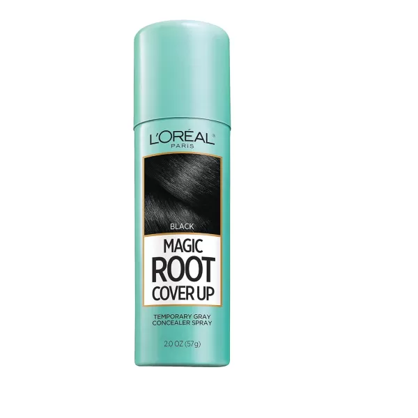 L'Oreal Paris Magic Root Cover Up Gray Concealer Spray Light Brown 2 oz.