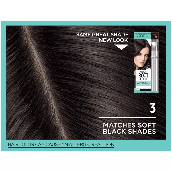 L'Oreal Paris Magic Root Rescue 10 Minute Root Hair Coloring Kit, Permanent Hair Color with Quick Precision Applicator, 100 percent Gray Coverage, 5 Medium Brown, 1 kit