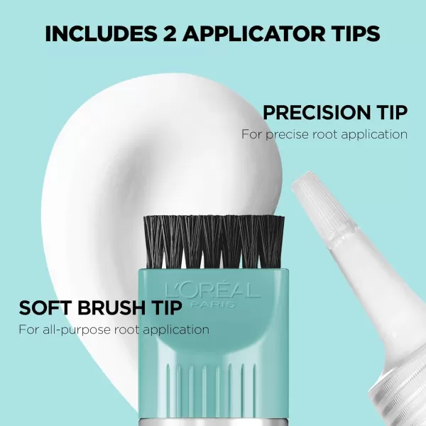 L'Oreal Paris Magic Root Rescue 10 Minute Root Hair Coloring Kit, Permanent Hair Color with Quick Precision Applicator, 100 percent Gray Coverage, 5 Medium Brown, 1 kit