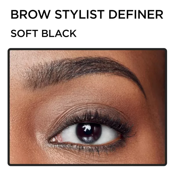 L'Oreal Paris Makeup Brow Stylist Definer Waterproof Eyebrow Pencil, Ultra-Fine Mechanical Pencil, Draws Tiny Brow Hairs and Fills in Sparse Areas and Gaps, Dark Brunette, 0.003 Ounce 