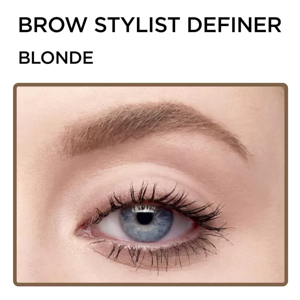 L'Oreal Paris Makeup Brow Stylist Definer Waterproof Eyebrow Pencil, Ultra-Fine Mechanical Pencil, Draws Tiny Brow Hairs and Fills in Sparse Areas and Gaps, Dark Brunette, 0.003 Ounce 