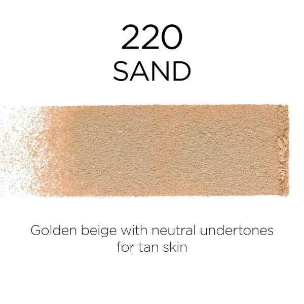 L'Oreal Paris Makeup Infallible Fresh Wear Foundation in a Powder, Up to 24H Wear, Waterproof, True Beige, 0.31 oz.
