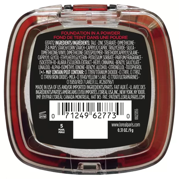 L'Oreal Paris Makeup Infallible Fresh Wear Foundation in a Powder, Up to 24H Wear, Waterproof, True Beige, 0.31 oz.