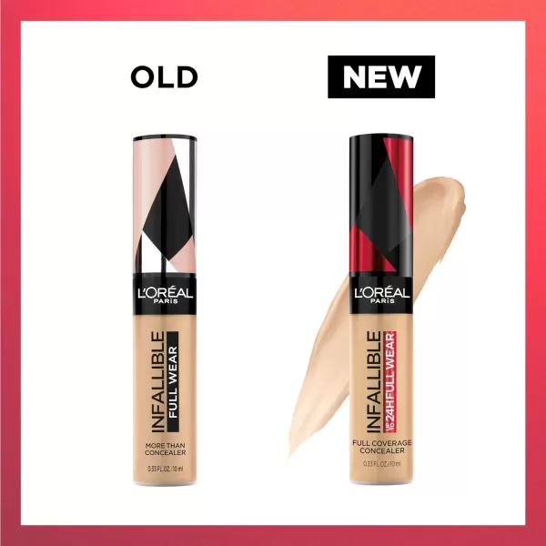 L'Oreal Paris Makeup Infallible Full Wear Waterproof Matte Concealer, Full Coverage, Pecan, 0.33 fl. oz.