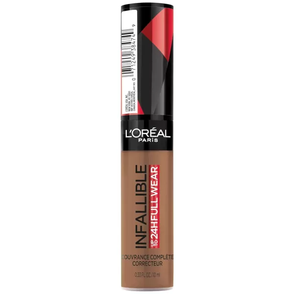 L'Oreal Paris Makeup Infallible Full Wear Waterproof Matte Concealer, Full Coverage, Pecan, 0.33 fl. oz.