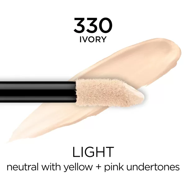 L'Oreal Paris Makeup Infallible Full Wear Waterproof Matte Concealer, Full Coverage, Pecan, 0.33 fl. oz.