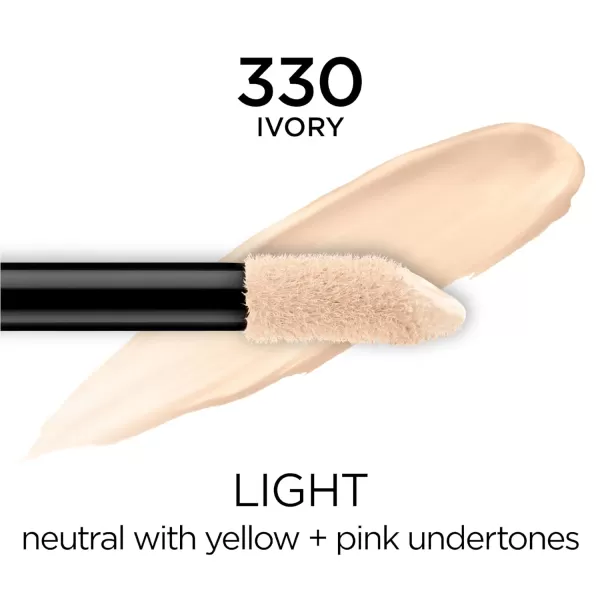 L'Oreal Paris Makeup Infallible Full Wear Waterproof Matte Concealer, Full Coverage, Pecan, 0.33 fl. oz.