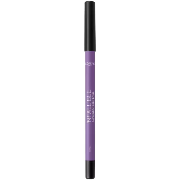 L'Oreal Paris Makeup Infallible Pro-Last Pencil Eyeliner, Waterproof and Smudge-Resistant, Glides on Easily to Create any Look, Black, 0.042 oz., 2 Count