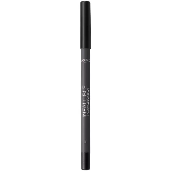 L'Oreal Paris Makeup Infallible Pro-Last Pencil Eyeliner, Waterproof and Smudge-Resistant, Glides on Easily to Create any Look, Black, 0.042 oz., 2 Count