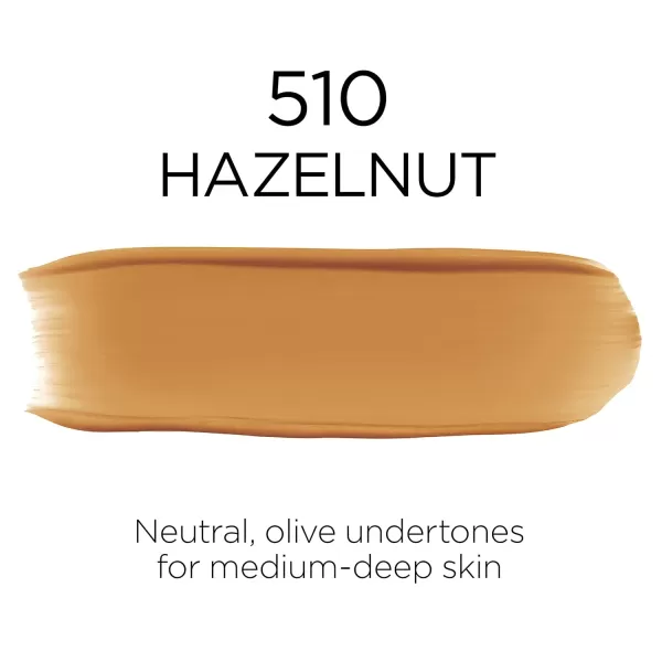 L'Oreal Paris Makeup Infallible Up to 24 Hour Fresh Wear Lightweight Foundation, Hazelnut, 1 Fl Oz.