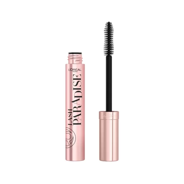 L'Oreal Paris Makeup Lash Paradise Mascara, Voluptuous Volume, Intense Length, Feathery Soft Full Lashes, No Flaking, No Smudging, No Clumping, Black, 0.25 Fl Oz 