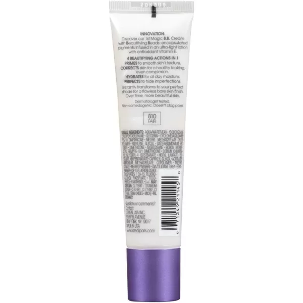 L'Oréal Paris Makeup Magic Skin Beautifier BB Cream Tinted Moisturizer, Medium, 1 fl oz, 1 Count
