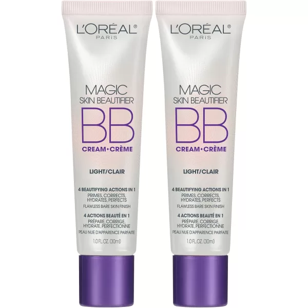 L'Oréal Paris Makeup Magic Skin Beautifier BB Cream Tinted Moisturizer, Medium, 1 fl oz, 1 Count