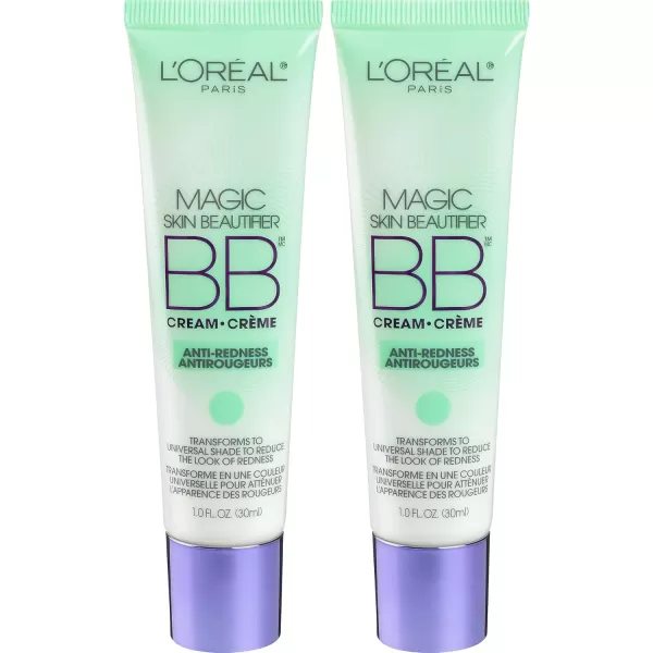 L'Oréal Paris Makeup Magic Skin Beautifier BB Cream Tinted Moisturizer, Medium, 1 fl oz, 1 Count