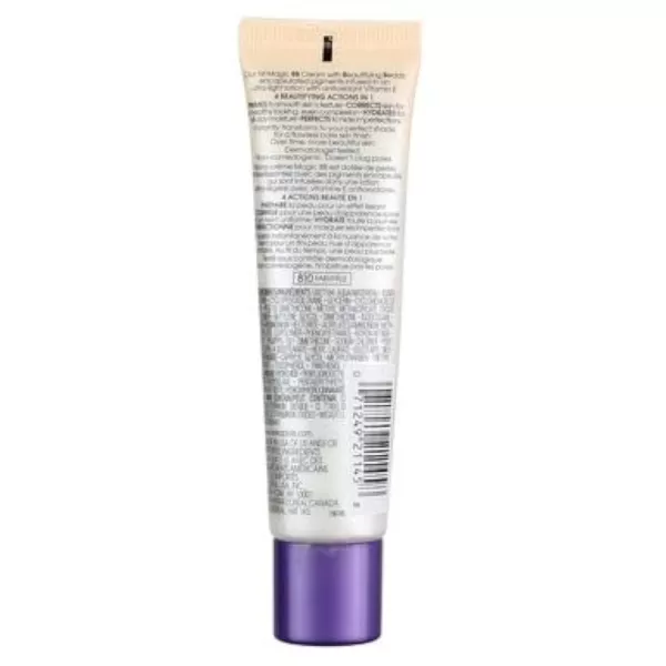 L'Oréal Paris Makeup Magic Skin Beautifier BB Cream Tinted Moisturizer, Medium, 1 fl oz, 1 Count